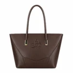 Bagvo Women’s Textured Leather Tote Handbag with Structured Base