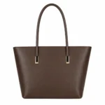 Bagvo Women’s Textured Leather Tote Handbag with Structured Base - Image 2